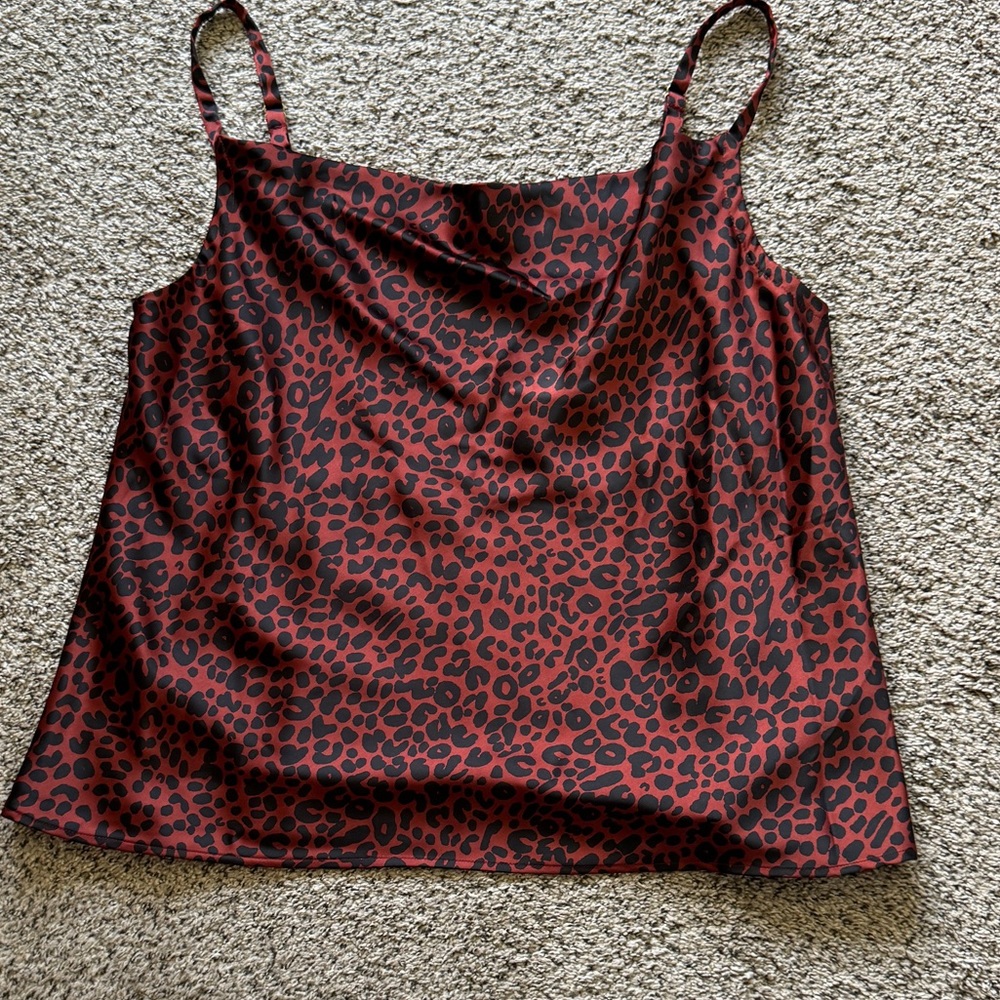 Ava & Viv leopard print camisole